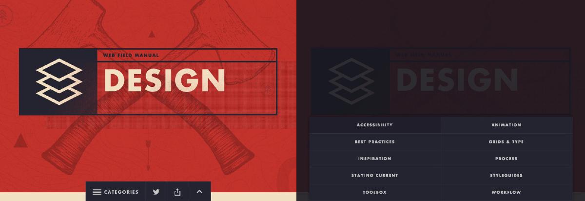 Refactored category navigation on the Web Field Manual
