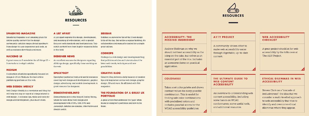 Refactored resource list on the Web Field Manual