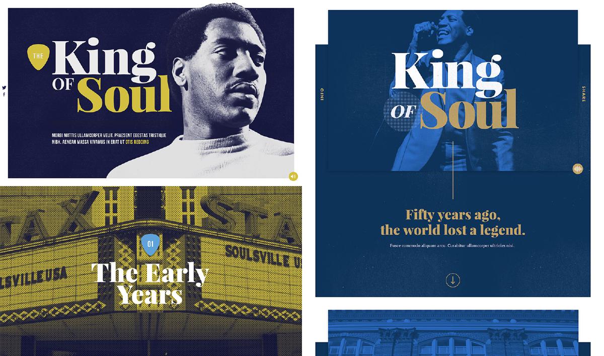 The evolution of designs for King of Soul.
