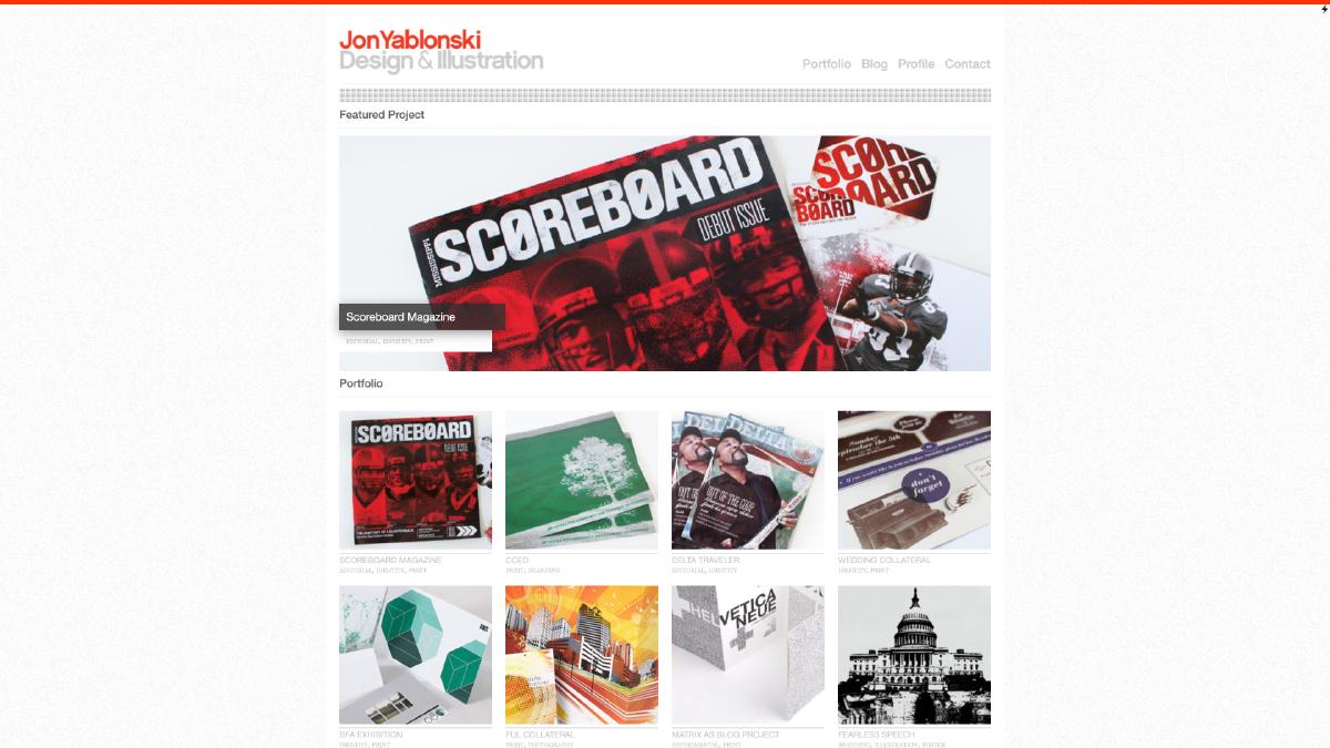 Jonyablonski.com circa 2010